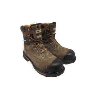 Dakota Men's 8537 8'' Quad Comfort Aluminium Toe Comp Plate Work Boot Brown 12W